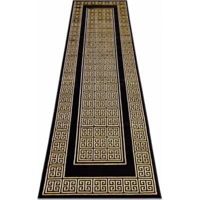 Nej-koberce GLOSS 6776 86 ramka řecký černý / zlatý