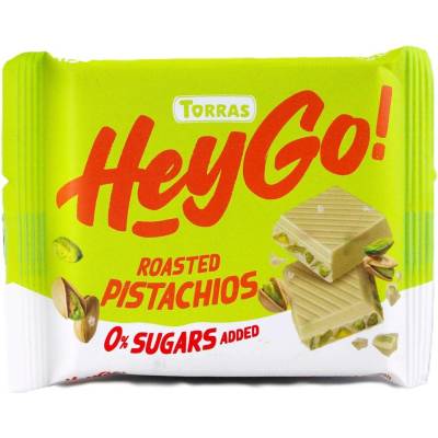 Torras Hey Go bílá s pistáciemi 60 g