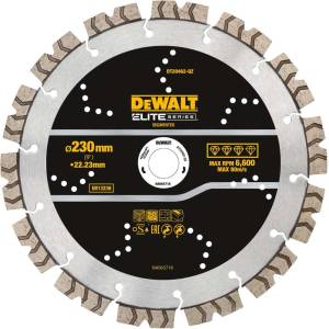 DEWALT - Диамантен режещ диск за твърди материали 230x22, 23 мм DT20462 (DT20462)