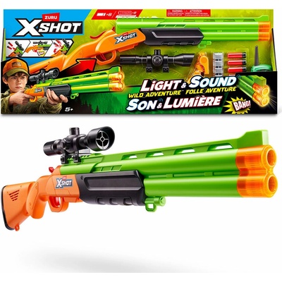 X-SHOT Puška se zaměřovačem 6 nábojů