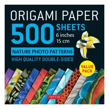 Tuttle Publishing Origami Paper 500 sheets Nature Photo Patterns 6" (15 cm) | Tuttle Publishing