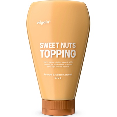 Vilgain Sweet Nuts Topping Arašidy so slaným karamelom 270 g