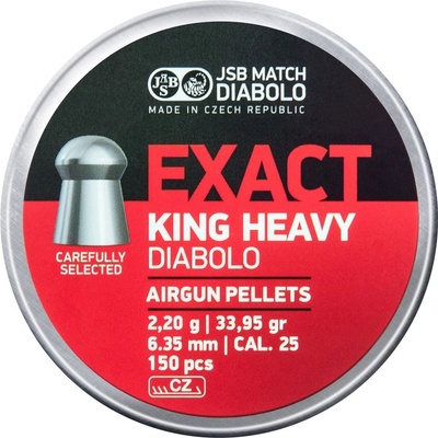 Diabolky JSB Exact King Heavy 6,35 mm 300 ks – Zbozi.Blesk.cz