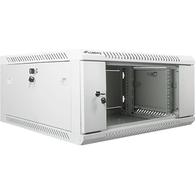 Lanberg rack cabinet 19 wall-mount 4U / 600x600 for self-assembly (flat pack) grey (WF01-6604-10S)