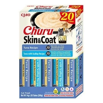 Churu Inaba Skin & Coat tuňák multipack 20 x 14 g