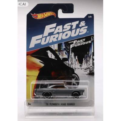 Mattel Hot Wheels 70 Plymouth Road Runner Fast & Furious 1:64
