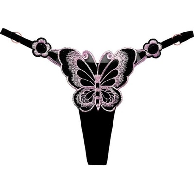 Amparo Miranda® Erotické nohavičky Butterfly B253 Čierna