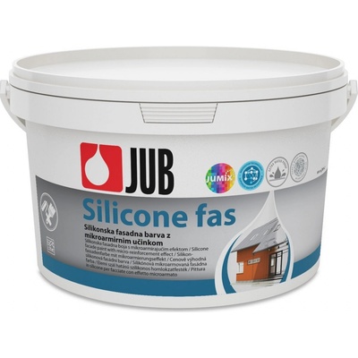 JUB SILICONE FAS - silikónová mikroarmová fasádna farba - biely - 2 l