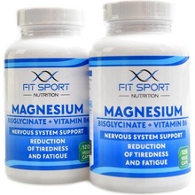 Fitsport nutrition Magnesium bisglycinate +vitamin B6 2 x 120 vege tabliet