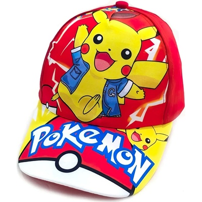 Snugs Pokémon Pikachu s potlačou JR červená