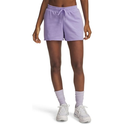 Under Armour RIVAL TERRY SHORTS W fialové