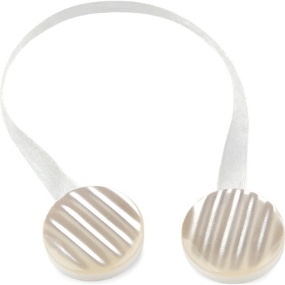 Magnetická spona na závěsy krémová světlá 1ks – Zboží Dáma