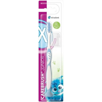 Miradent Четка за зъби Carebrush Junior, 6-12 години, синя (630266)