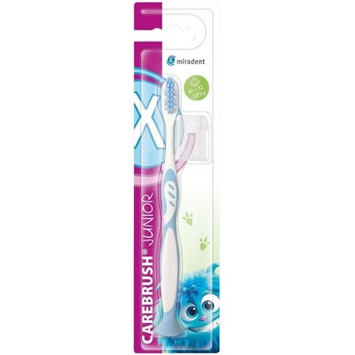 Miradent Четка за зъби Carebrush Junior, 6-12 години, синя (630266)