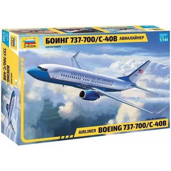 Zvezda Model Kit letadlo 7027 Boeing 737-700/C-40B 32-7027 1:144