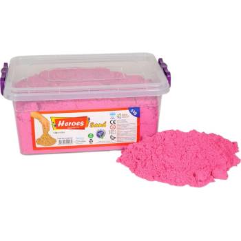 Heroes Kинетичен пясък Heroes - 5 kg, розов (KUM-028.1)