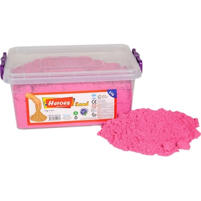 Heroes Kинетичен пясък Heroes - 5 kg, розов (KUM-028.1)