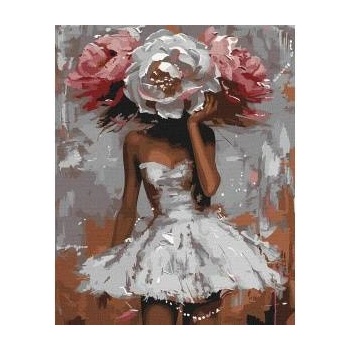 Ideyka Paint by numbers - Floral mystery metal