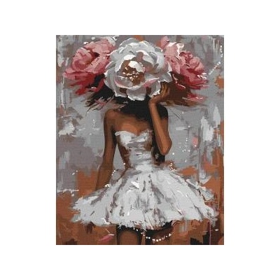 Ideyka Paint by numbers - Floral mystery metal