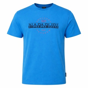 Napapijri Тениска Napapijri Sander blue sapphire M