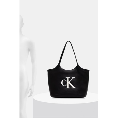 Calvin Klein шопинг чанта дамска от имитация на кожа (LV04F3562G)