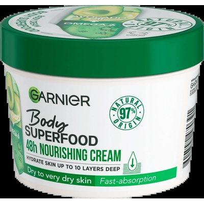 Garnier vyživující tělový krém s avokádem pro velmi suchou pokožku Body Superfood (Nourishing Cream) 380 ml