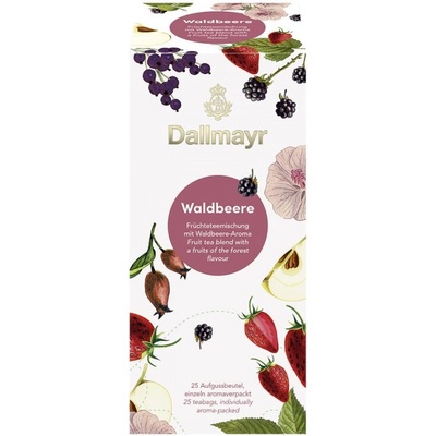 Dallmayr Waldbeere плодов чай с вкус на горски плодове, 25 пакетчета