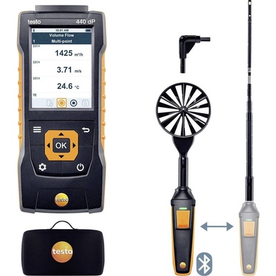 Testo 440 Set1 delta P anemometr