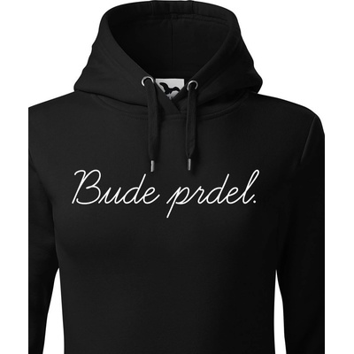 Dámska mikina Bude prdel Černá