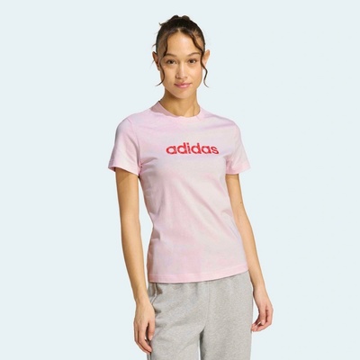 adidas ADIDAS SMU dámske fitness tričko bavlnené ružové