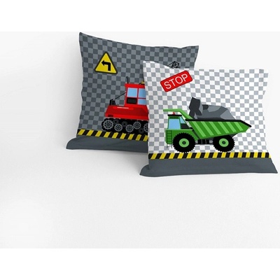 Matějovský Stavba Bavlna de luxe digital 40 x 40 cm