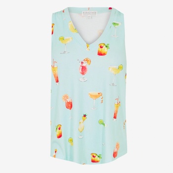 PJ Salvage Потник PJ Salvage Lets Drink about it Tank Top - Lantikblau