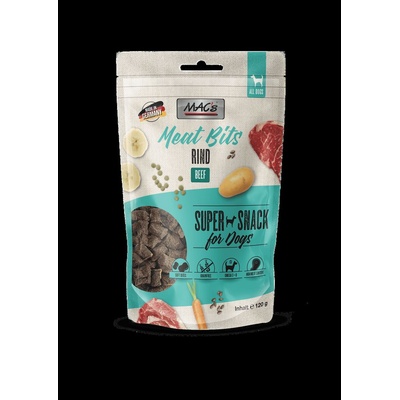 MAC's Meat Bits меко лакомство с говеждо, моркови и ленено семе