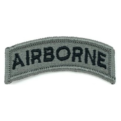 MILITARY RANGE Nášivka oblouček AIRBORNE Tab VELCRO - FOLIAGE