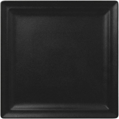 RAK Porcelain Talíř mělký čtvercový 30 cm černá NFCLSP30BK-6