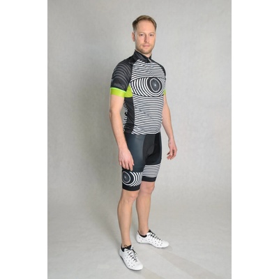Rosti EYE dlouhý zip 2018 12 black-white-green