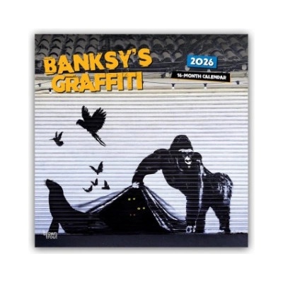 Browntrout Verlags GmbH Banksy's Graffiti 2026 - 16-Monatskalender | BrownTrout Publishers Inc