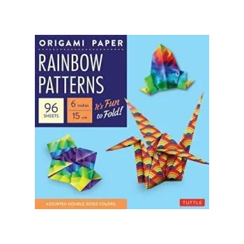 Origami Paper 100 Sheets Rainbow Patterns 6"
