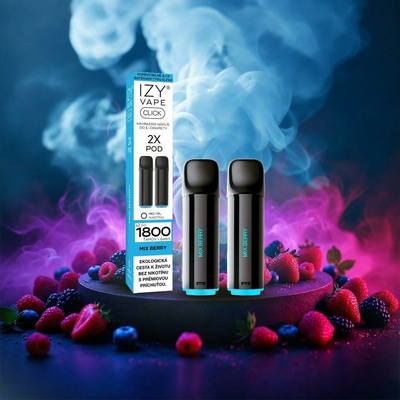 IZY CLICK Mix Berry 0 mg 2 ks