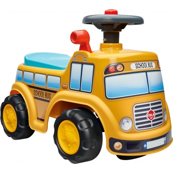 FALK Car Školský autobus žltý s klaksónom od 1 roku veku
