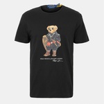 Ralph Lauren Тениска Polo Ralph Lauren Men's Ski Bear Embroidered T-Shirt - Polo Black Bear
