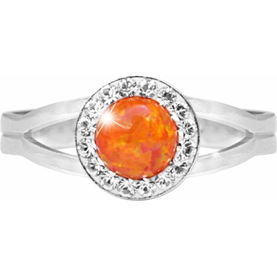 JSB Bijoux Opál s krištáľovými kameňmi Swarovski Orange 92700040oran