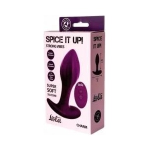 Boss of Toys Double Silicone Vibrating Anal Plug Spice it Up Charm