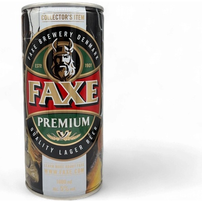 Faxe Premium 5% 1 l (plech) – Zboží Mobilmania