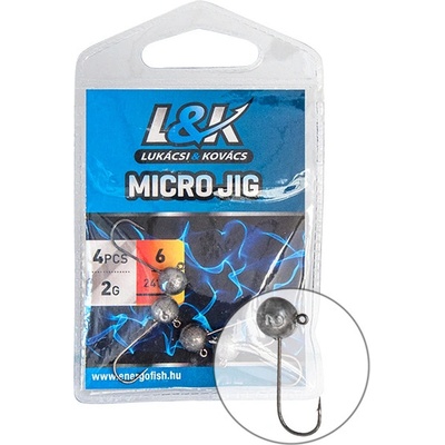 L&k hlavička micro jig 2412 veľ.6 2g