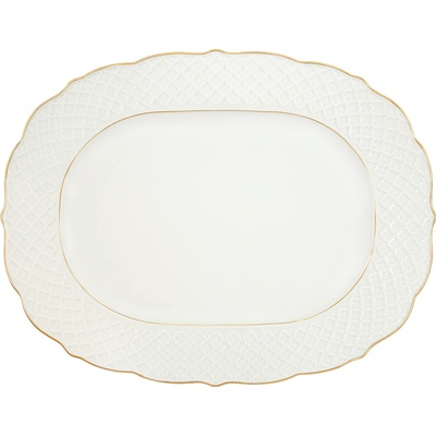 Porcel ОВАЛНА ЧИНИЯ ЗА СЕРВИРАНЕ empire gold 35x27 (160311410)
