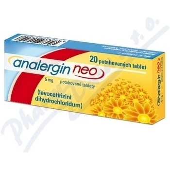 ANALERGIN NEO POR 5MG TBL FLM 20