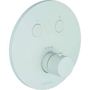 PAFFONI Compact Box - Термостатичен смесител за вграждане, за 2 уреда, матово бял CPT018BO (CPT018BO)