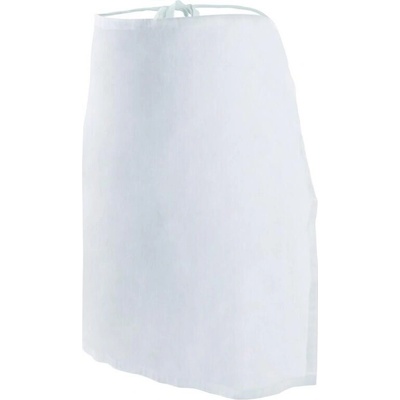 Canis Kuchyňská zástěra do pasu 100% bavlna bílá CXS LENA