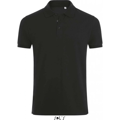 Pánská polokošile s elastanem PHOENIX černá